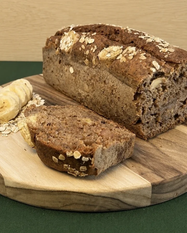Bolo de Banana, Amêndoas e Aveia, Pólen Sem Glúten