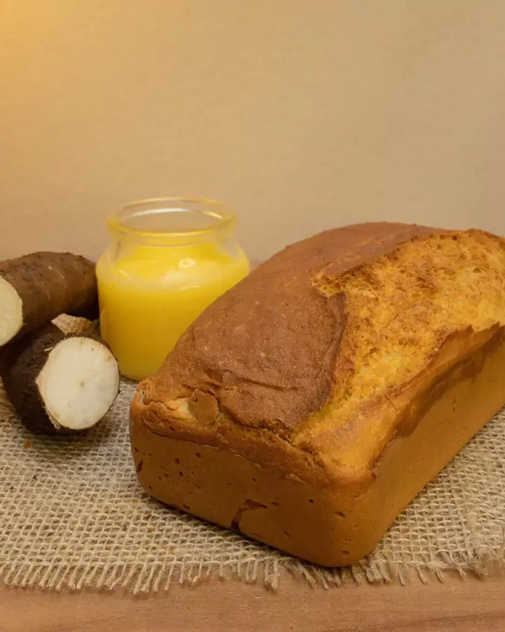 Pão Integral de Aipim Amanteigado, Pólen Sem Glúten